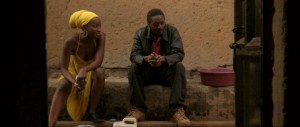 Supporting actress Maureen Nankya on left with lead actor James Bagyenzi on right.